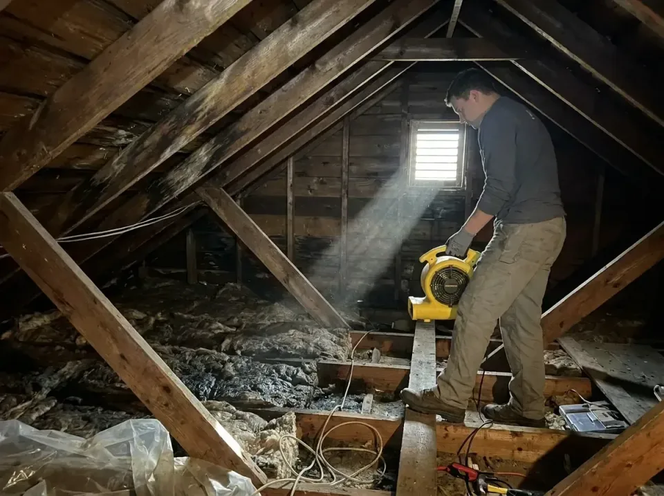 attic-water-damage-drying-proc-007 — frequently asked questions, Emergency Water Extraction & 24/7 Flood Response in Brices…